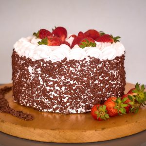 Torta Alemana de Fresa con Crema de Leche